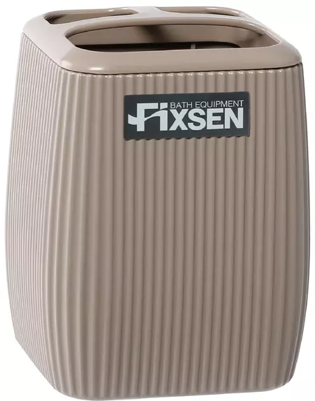 

Стакан для зубных щёток «Fixsen» Brown FX-403-3 на стол коричневый