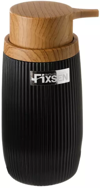 

Дозатор для мыла «Fixsen» Black Boom FX-411-1 на стол чёрный/тёмное дерево