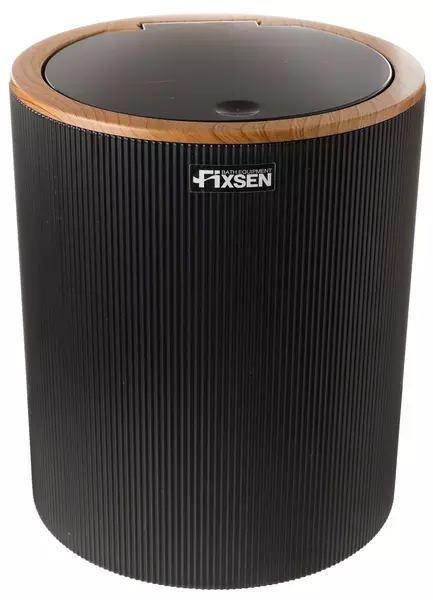 

Мусорное ведро «Fixsen» Black Boom FX-411-6 5 л чёрное/тёмное дерево