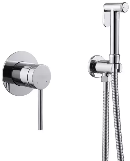 

Смеситель с гигиеническим душем «Abber» Emotion AF8825 хром