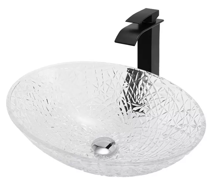 

Раковина «Abber» Glas 50/35 AK2303 стеклянная прозрачная