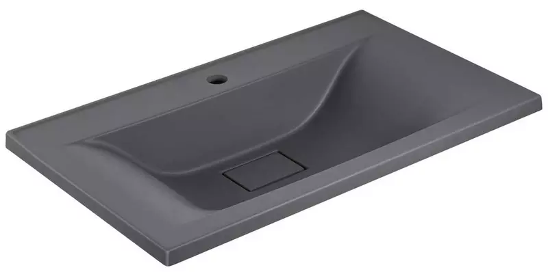 

Раковина «Vincea» 80/45 VCB-3M800G искусственный камень серая