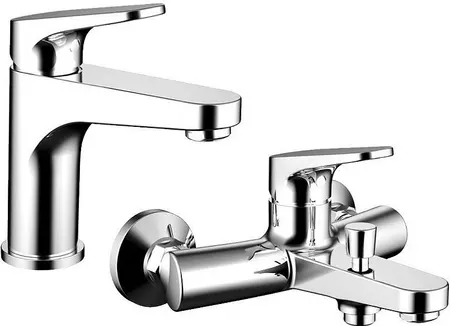 

Комплект смесителей «Bravat» Eler F191238CPSET хром