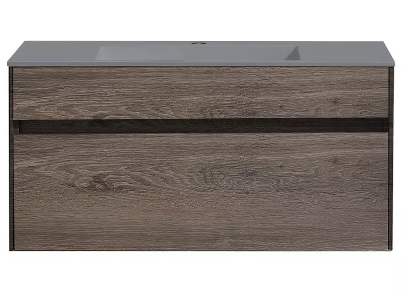 

Тумба с раковиной «Vincea» Chiara 100 с 1 ящиком (100/48 серая) подвесная R.Oak