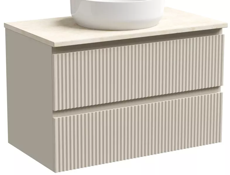 

Тумба под раковину «Sancos» Snob R 80 подвесная Beige Soft