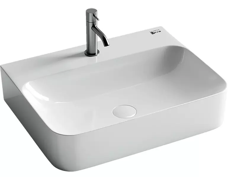 

Раковина «Ceramica Nova» Aura 60/47 CN2001 фарфоровая белая