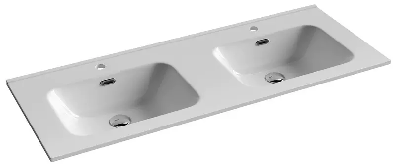 

Раковина двойная «Ceramica Nova» Element 121/46 CN7004 фарфоровая белая