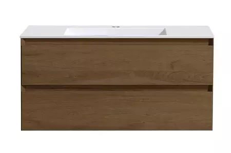 

Тумба с раковиной «Vincea» Luka 100 с 2 ящиками (100/48 белая) подвесная T.Oak