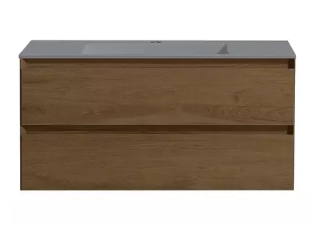 

Тумба с раковиной «Vincea» Luka 100 с 2 ящиками (100/48 серая) подвесная T.Oak