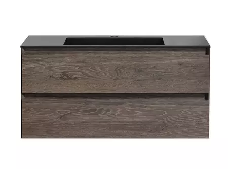 

Тумба с раковиной «Vincea» Luka 100 с 2 ящиками (100/48 черная) подвесная R.Oak
