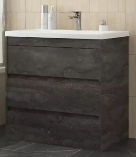 

Тумба с раковиной «Art&Max» Family-M 75 с 3 ящиками (75) Iron Stone