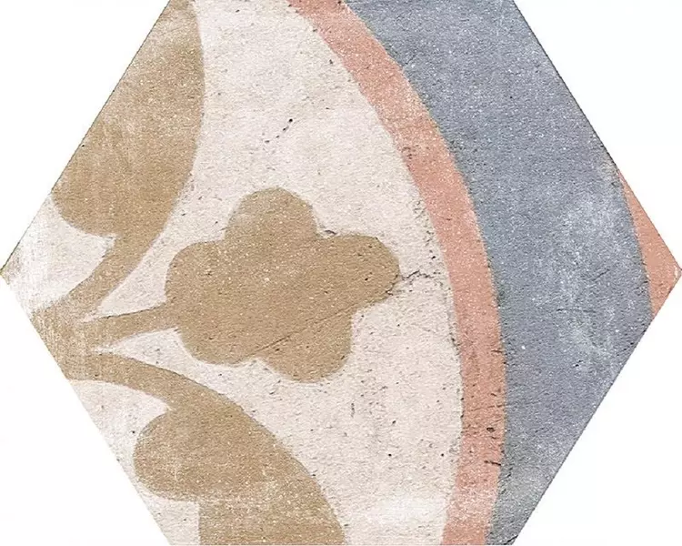 Напольная плитка «ITT Ceramic» Marrakech Hexa Matt. 26,7x23,2 00000015423 мультиколор