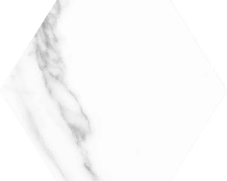 

Напольная плитка «ITT Ceramic» White Soul Hexa Matt. 26,7x23,2 00000015428 white