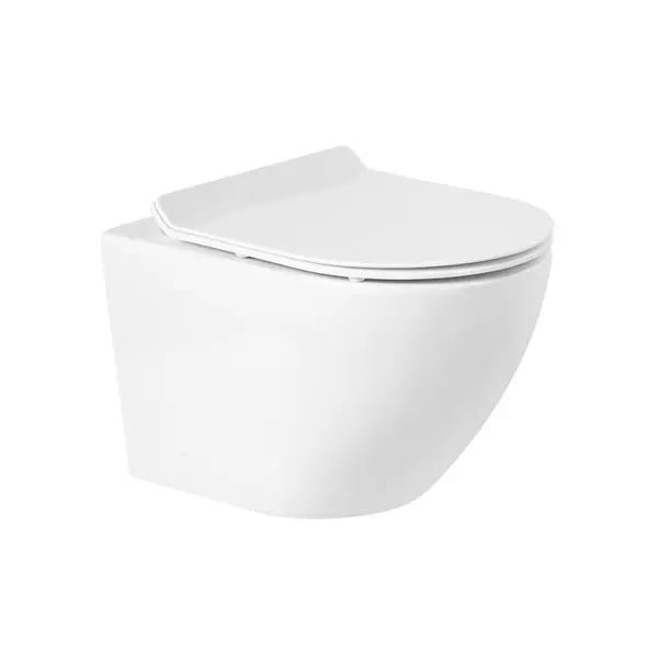 

Подвесной унитаз безободковый «Belbagno» Sfera-Tor BB046CH-TOR/BB2111SC белый с сиденьем дюропласт с микролифтом белое