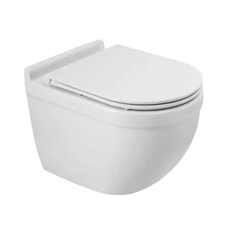 

Подвесной унитаз безободковый «Belbagno» Senso-Tor BB017CH-TOR/BB870SC белый с сиденьем дюропласт с микролифтом белое
