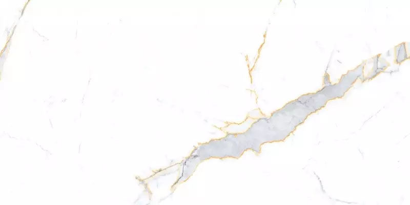 

Напольная плитка «Realistik» Elana Statuario Matt. 120x60 carving 59716 gold