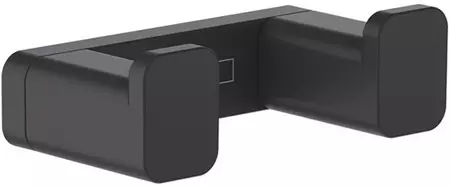 

Двойной крючок «Hansgrohe» AddStoris 41755670 на стену чёрный матовый