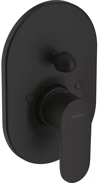 

Внешняя часть смесителя «Hansgrohe» Vernis Blend 71449670 чёрная матовая