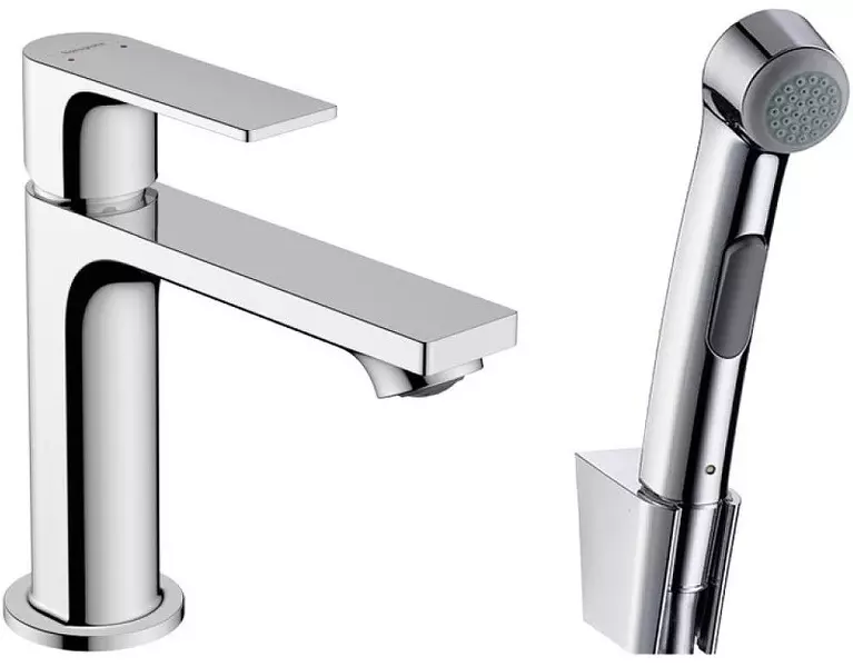 

Смеситель для раковины с гигиеническим душем «Hansgrohe» Rebris E 72216000 хром