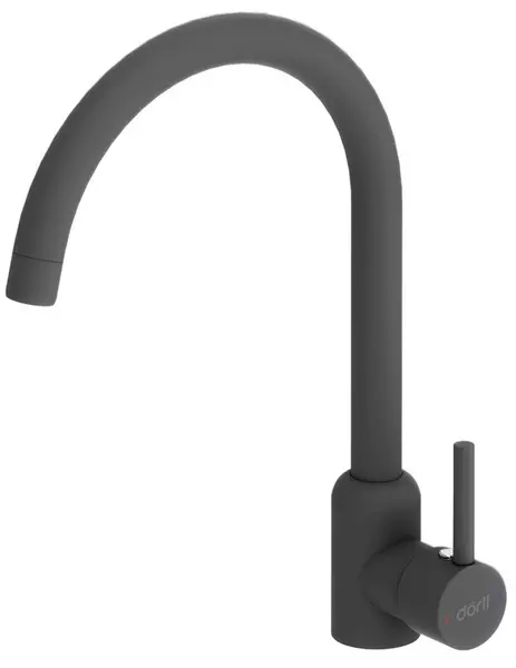 

Смеситель для кухонной мойки «Dorff» Logic D3007022 чёрный матовый