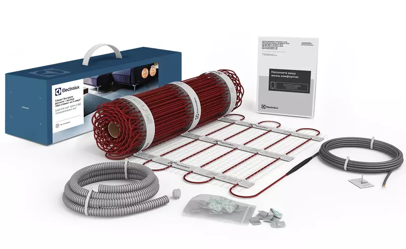 

Электрический теплый пол «Electrolux» EEFM 2-180-9 + ЕТВ-10 комплект