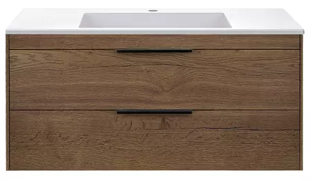 

Тумба с раковиной «Vincea» Chiara 2D 100 (100/48 белая) подвесная дуб табак