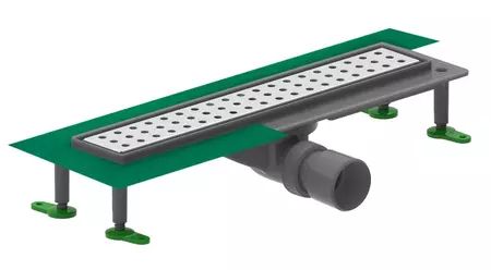 

Душевой лоток «CTESI» Flow Round BK4024750 боковой выпуск хром
