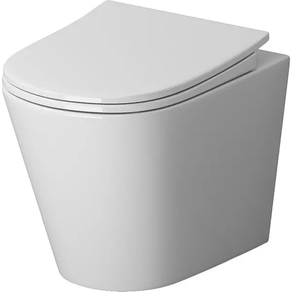 

Подвесной унитаз безободковый «Niagara» Vista NG-9302 белый с сиденьем дюропласт с микролифтом белое