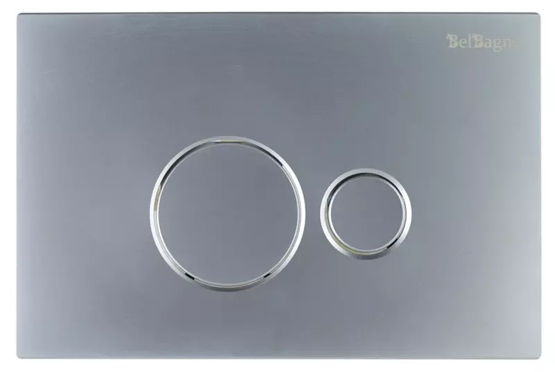 

Кнопка смыва «Belbagno» BB080CR.MAT матовый хром