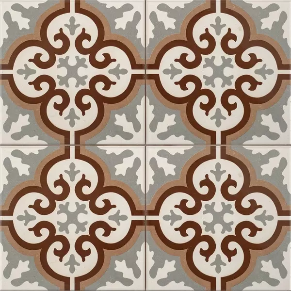 

Напольная плитка «Etili Seramik» Manisa Matt. 45x45 pre cut 00000016944 red