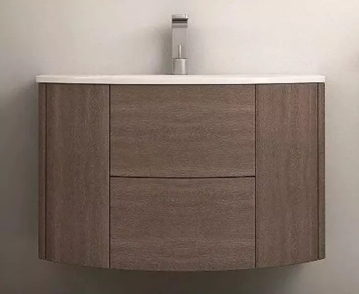 

Тумба с раковиной «Cezares» Eden 90 (Eden 92/51) подвесная Rovere scuro Soft