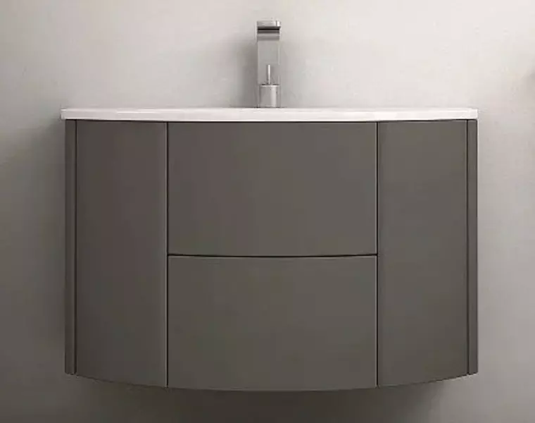 

Тумба с раковиной «Cezares» Eden 90 (Eden 92/51) подвесная Grigio talpa opaco