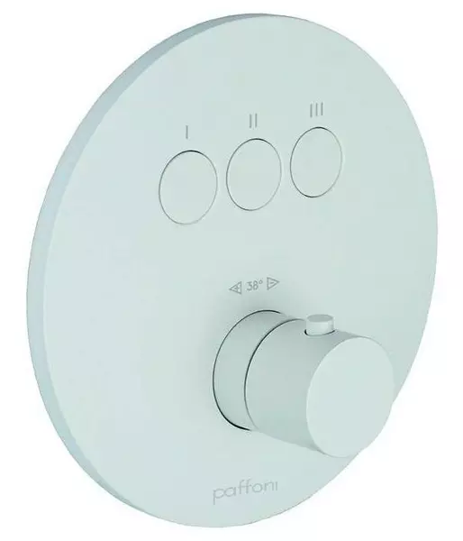 

Внешняя часть смесителя «Paffoni» Compact Box CPT019BO белый матовый