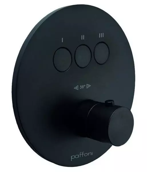 

Внешняя часть смесителя «Paffoni» Compact Box CPT019NO чёрный матовый