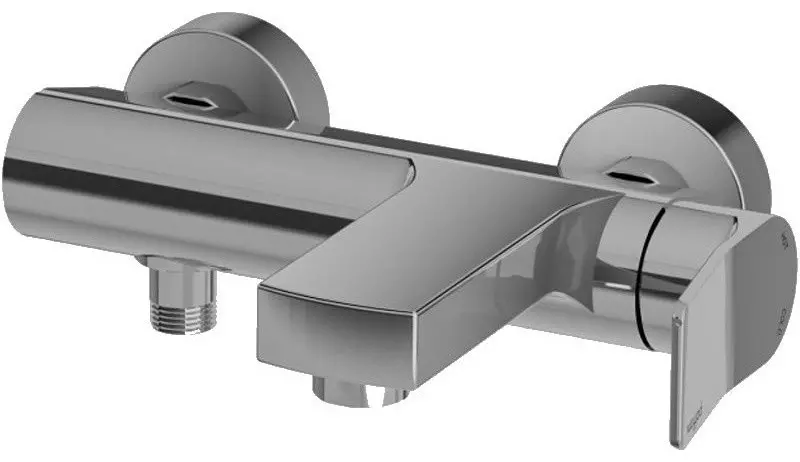 

Смеситель для ванны «Paffoni» Tilt TI022ST сталь