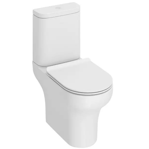 

Унитаз компакт безободковый «Kerama Marazzi» Buongiorno (PLMR.SEAT.02\WHT) белый с сиденьем дюропласт с микролифтом белое