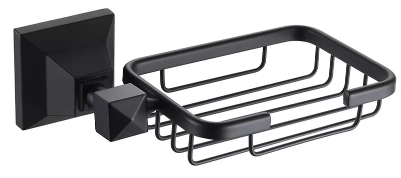 

Мыльница «Azario» Altre AZ96009B на стену чёрная матовая