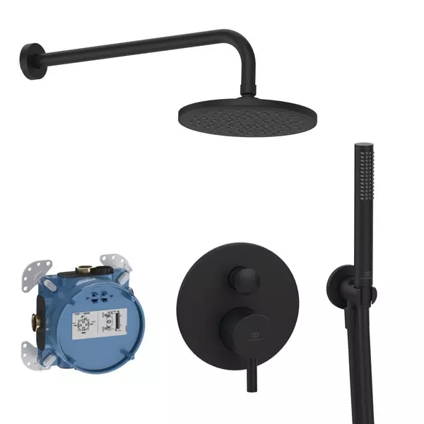 

Душевая система «Ideal Standard» Ceraline BD193XG чёрный матовый
