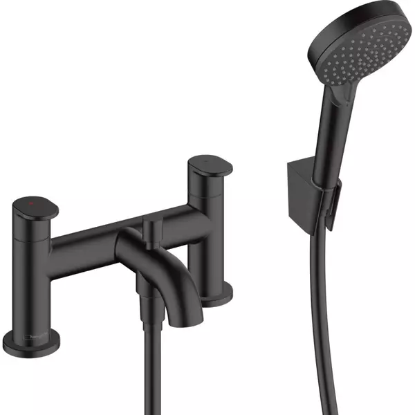 

Смеситель на борт ванны «Hansgrohe» Vernis Blend 71461670 чёрный матовый