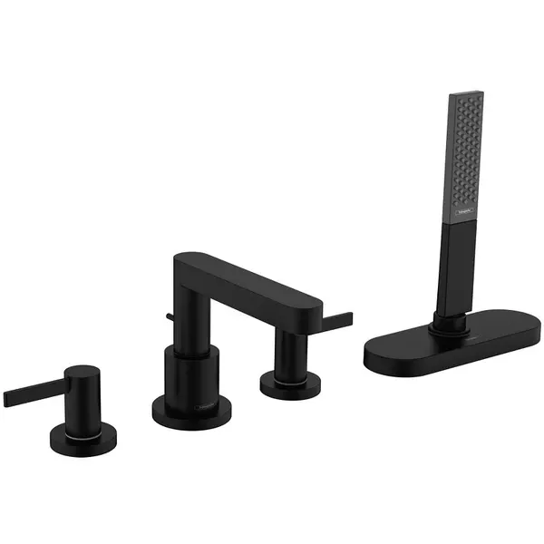

Внешняя часть смесителя «Hansgrohe» Finoris 76444670 чёрная матовая