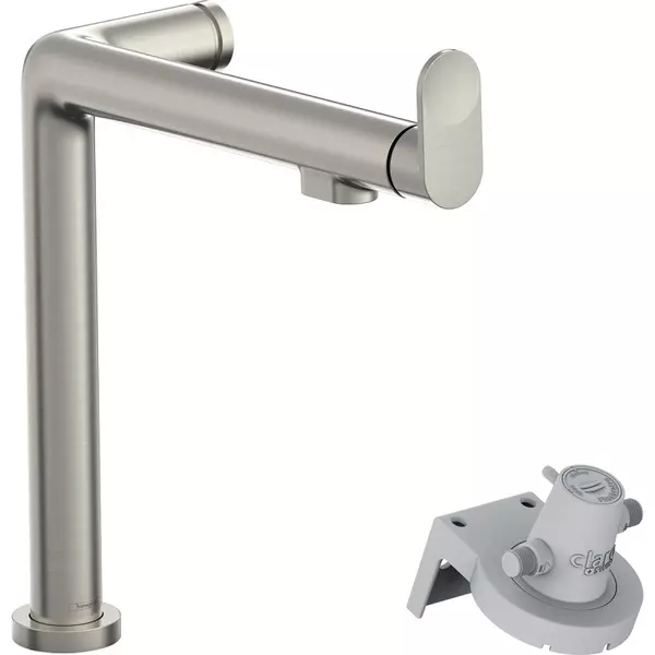 

Смеситель для кухни с подключением к фильтру «Hansgrohe» Aqittura M91 76804800 сталь