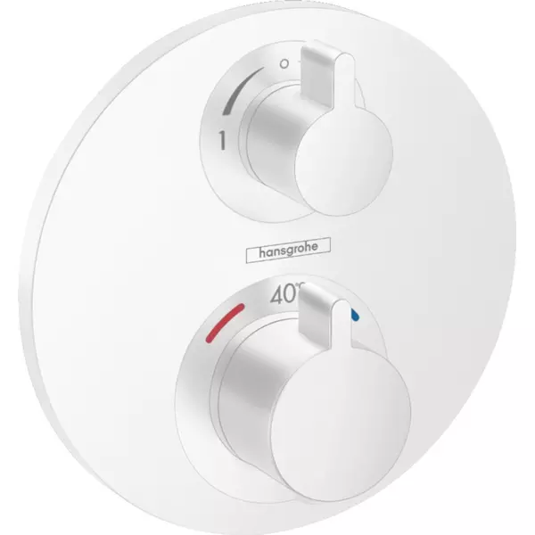 

Внешняя часть смесителя «Hansgrohe» Ecostat S 15758700 белая матовая