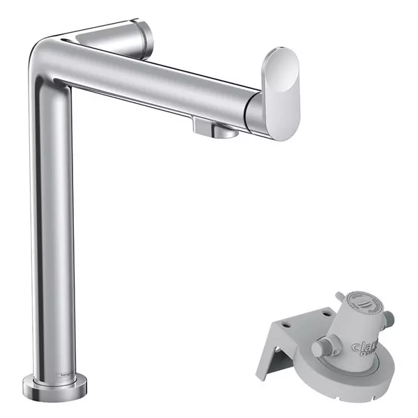 

Смеситель для кухни с подключением к фильтру «Hansgrohe» Aqittura M91 76804000 хром