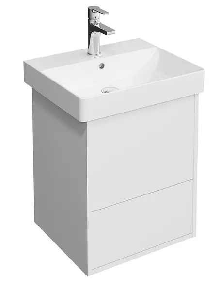 

Тумба с раковиной «Kerama Marazzi» Pro 50 с 2 ящиками (Pro 50) подвесная белый матовый
