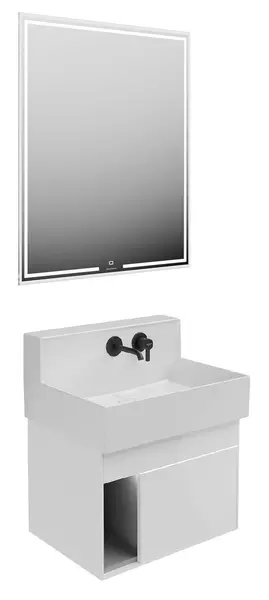 Мебель для ванной подвесная Kerama Marazzi Logica M 65 белый глянцевыйматовый белый 101718₽