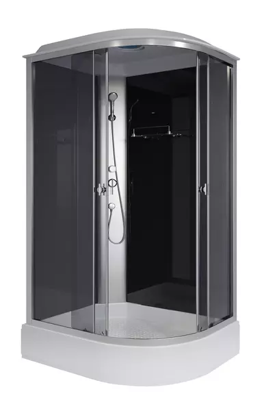 

Душевая кабина «Niagara» E120/80/26L/TN 120/80 средний поддон тонированная/чёрная левая