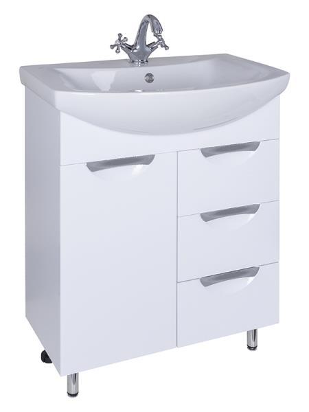 Тумба с раковиной Style Line Жасмин 70 Балтика 70 белая 15825₽