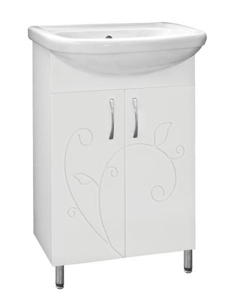 Тумба с раковиной Style Line Эко Фьюжн 9-55 Уют Уют 55 белая 10110₽