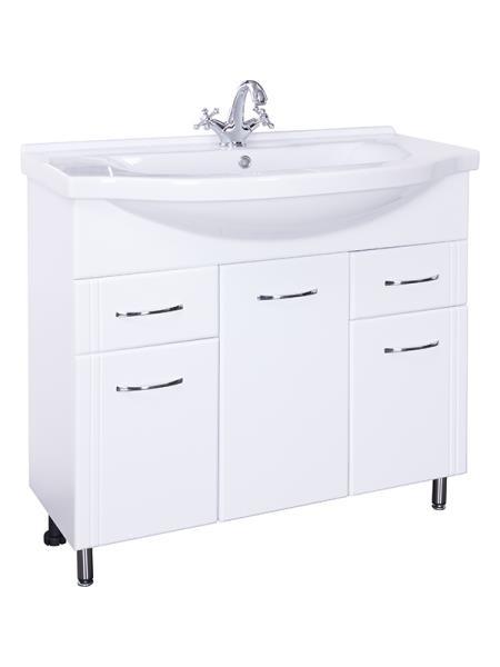 Тумба с раковиной Style Line Эко Стандарт 26-90 Эльбрус 90 белая 19455₽