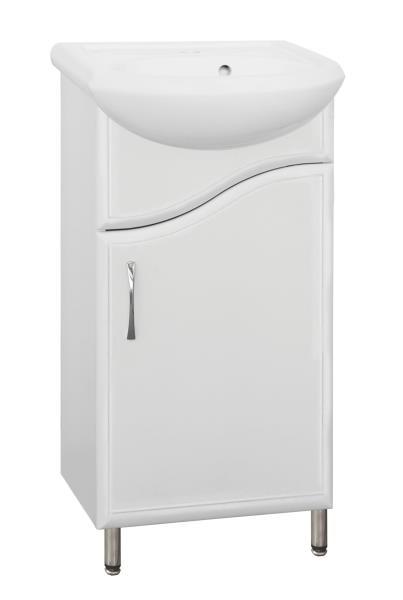 Тумба с раковиной Style Line Эко Волна 2-45 Уют 45 белая 8455₽